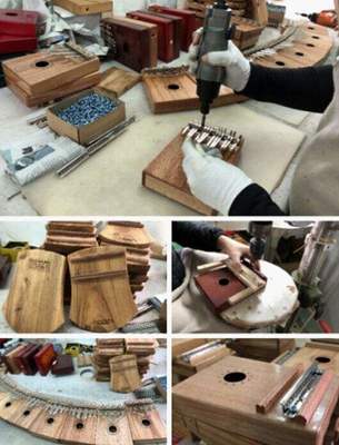 杰高樂(lè)器工廠之旅 帶你解密卡林巴制作工序